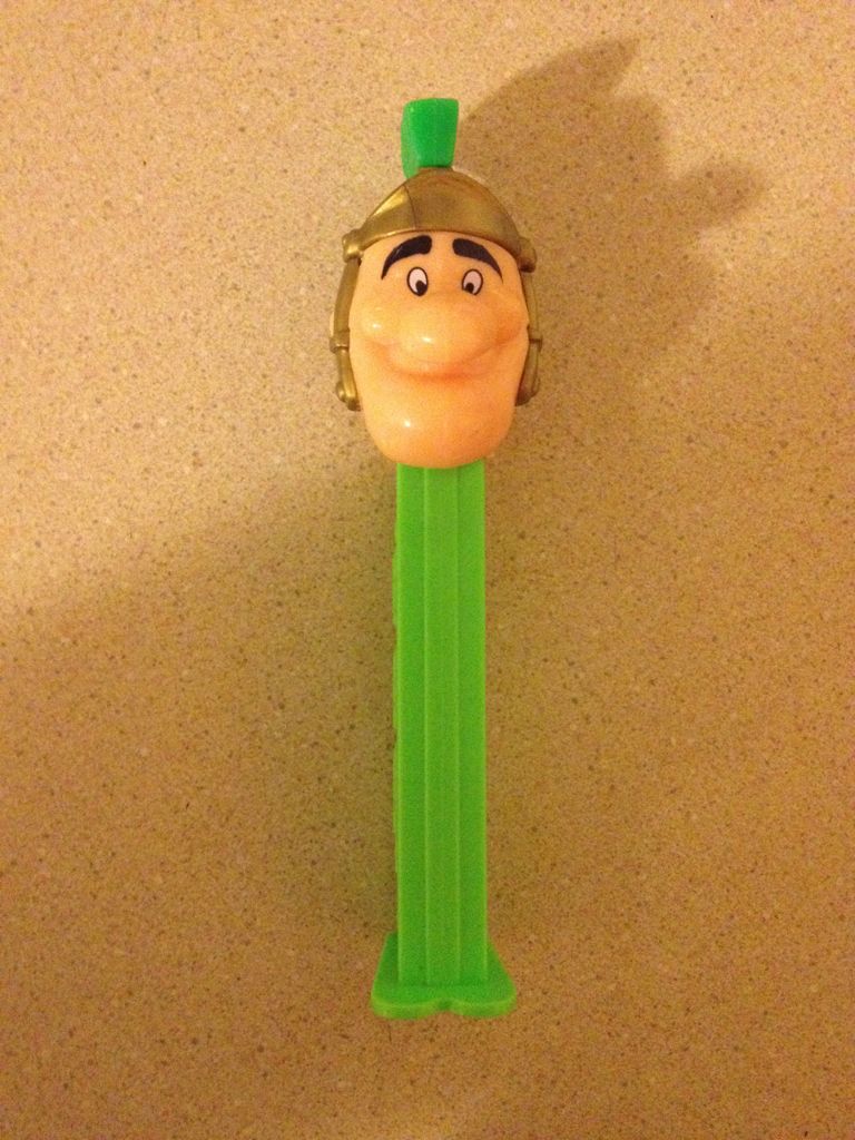 Roman Soldier - Light Green Stem - Asterix pez collectible - Main Image 2