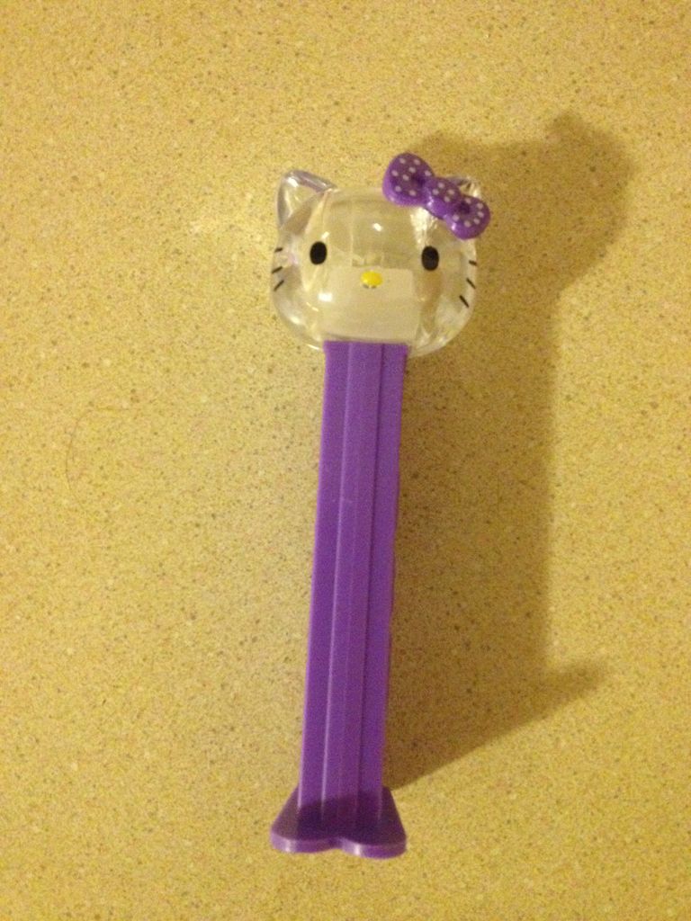 Hello Kitty - Purple Bow - Transparent - Hello Kitty pez collectible - Main Image 2