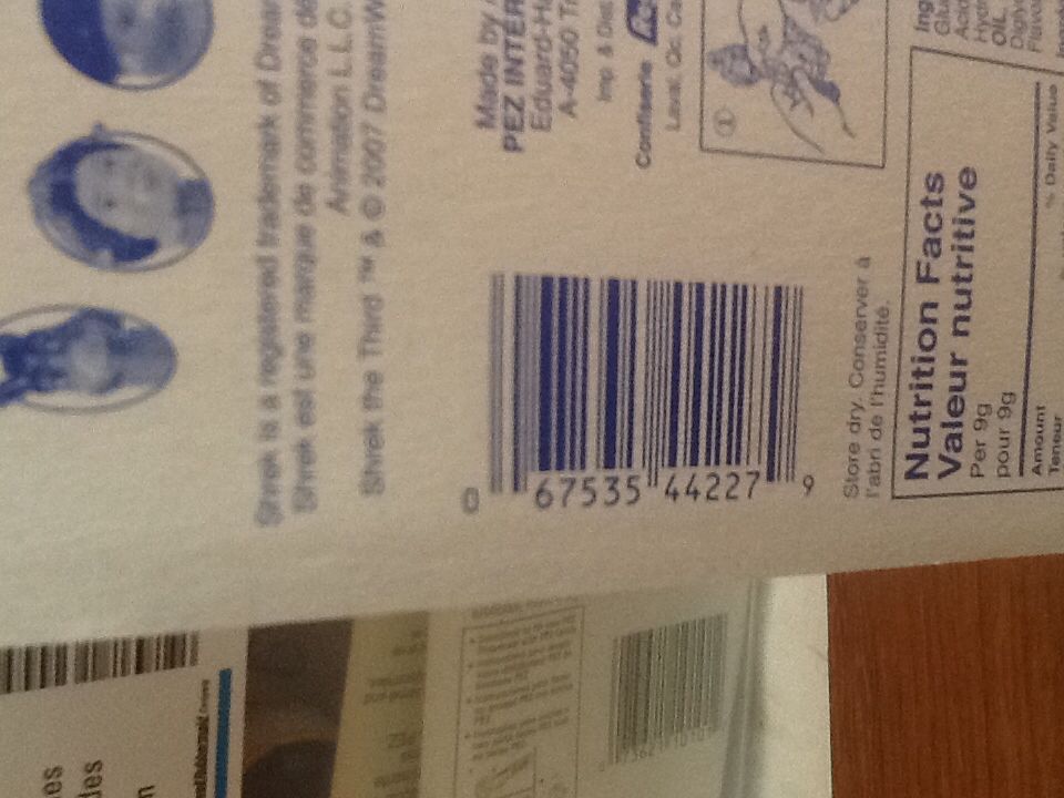 Shreak The Third  pez collectible - Main Image 2