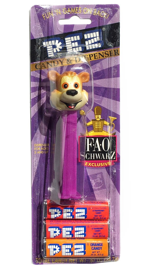 FAO Schwarz Bear - Purple Stem - FAO Schwarz Bears pez collectible - Main Image 2
