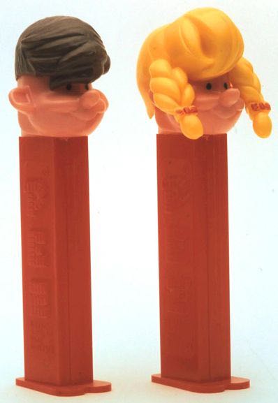 Pez Pals - Girl - Yellow Hair - Pez Pals pez collectible - Main Image 2