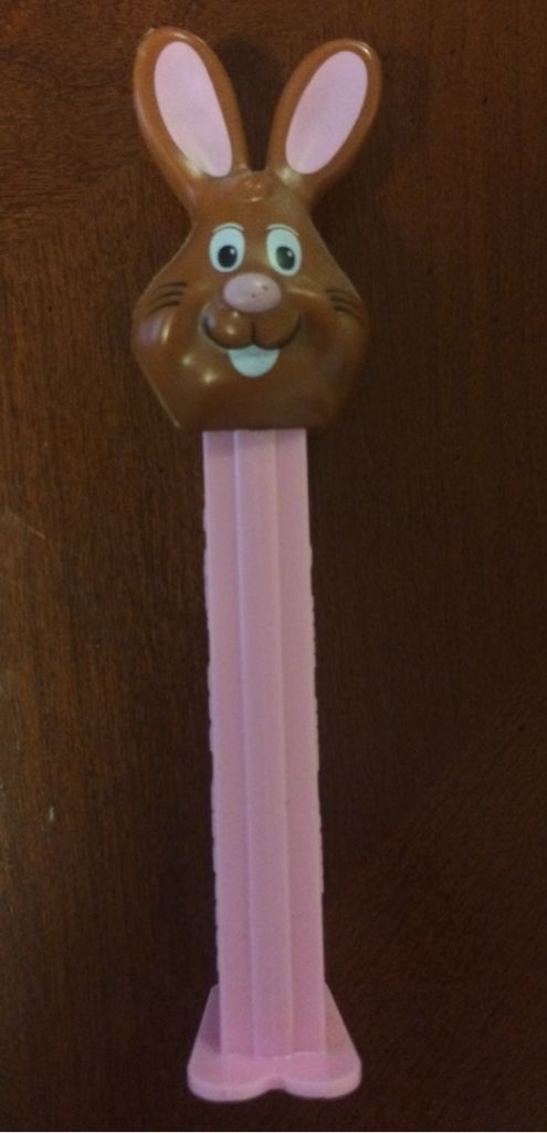 Bucktooth Chocolate Bunny With Black Whiskers - Easter pez collectible - Main Image 1