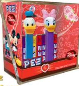 Mini Pez - Coach Whistle - Red Stem Blue And Yellow Whistle