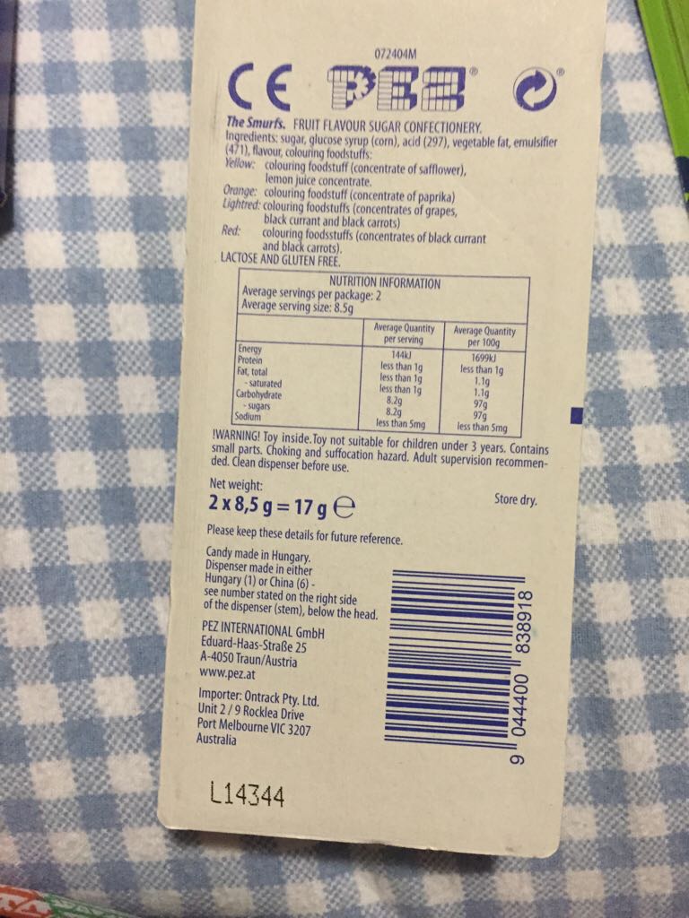 Smurfs - Click N Play - Smurfette - Click And Play pez collectible - Main Image 2