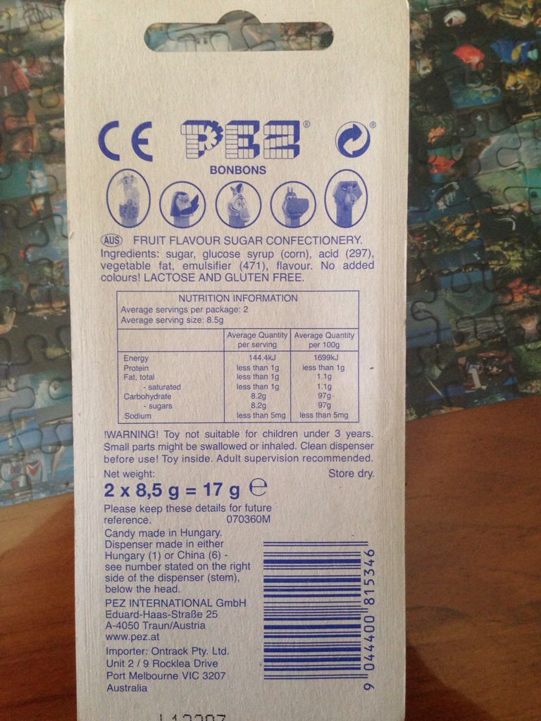 Madagascar 3 Melmen  pez collectible - Main Image 2