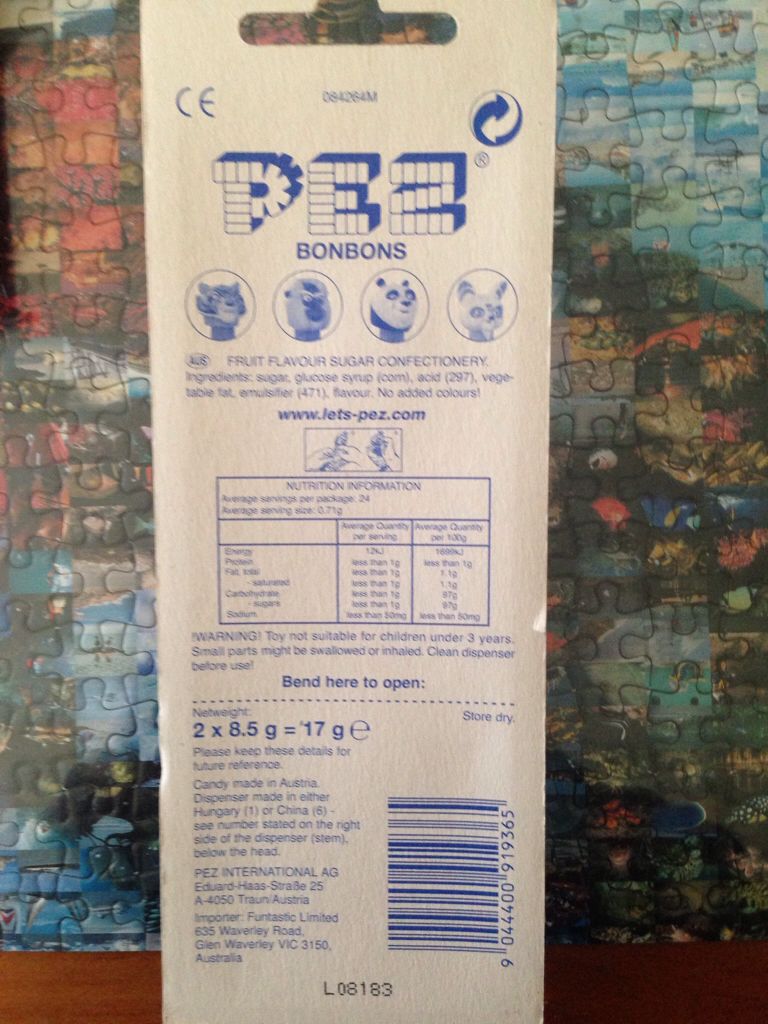 Kung Fu Panda- Master Tigress  pez collectible - Main Image 2