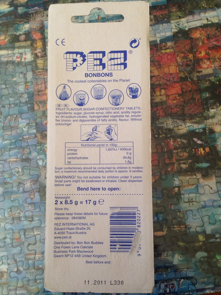 SpongeBob - Gary - Sponge Bob Square Pants pez collectible - Main Image 2