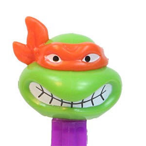 TMNT - Michelangelo Angry - Purple - China - TMNT pez collectible - Main Image 2
