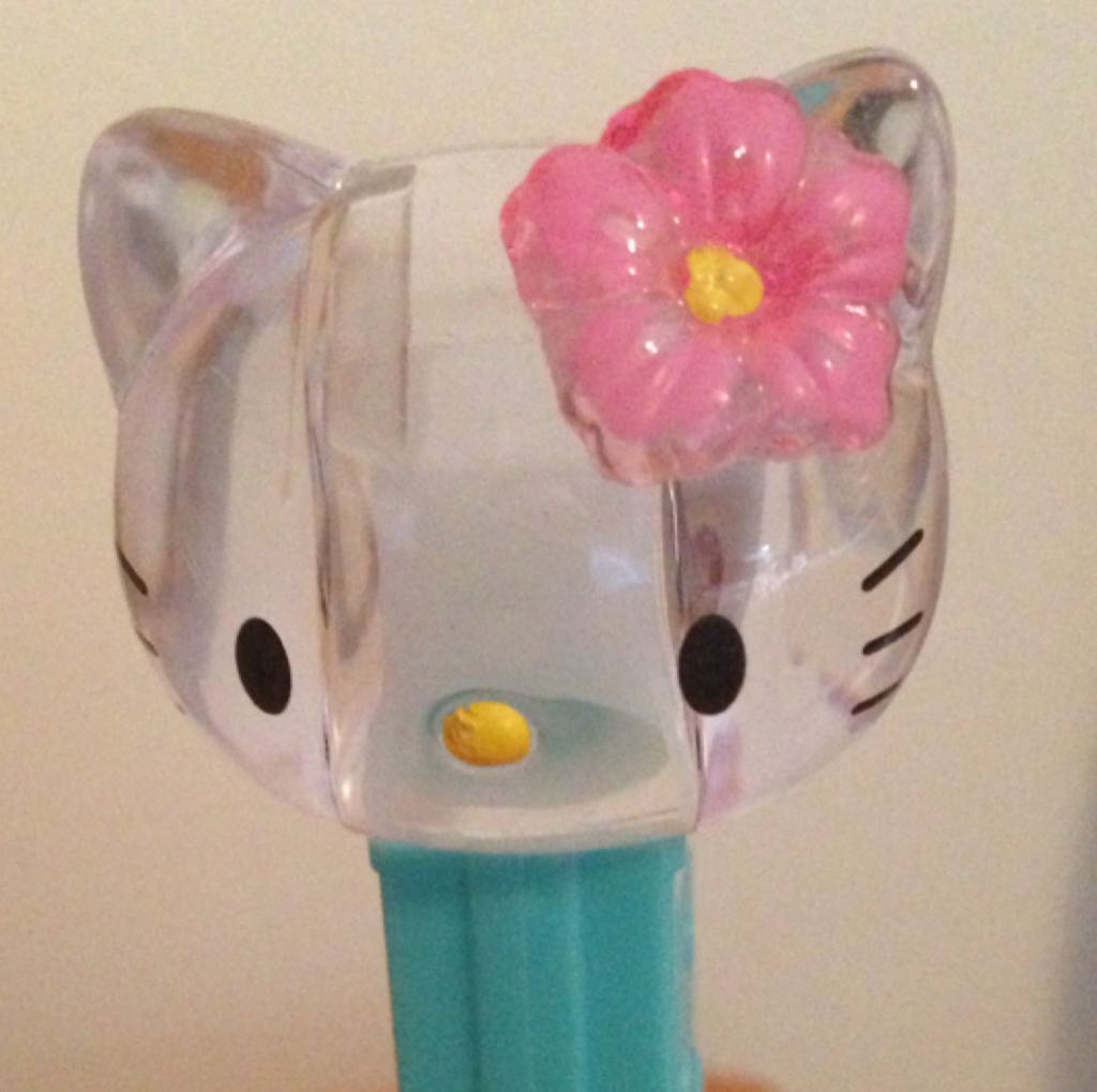 Hello Kitty - Crystal - Pink Flower - Hello Kitty pez collectible - Main Image 2