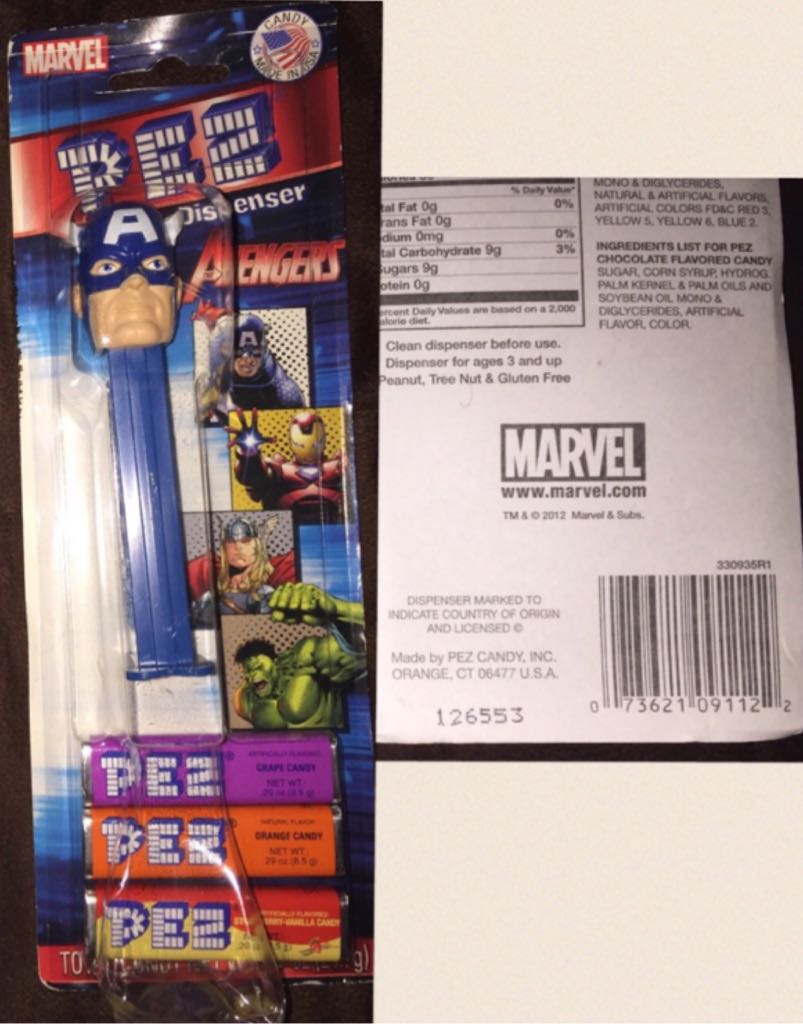 Marvel-The Avengers - Marvel Cinematic pez collectible - Main Image 2