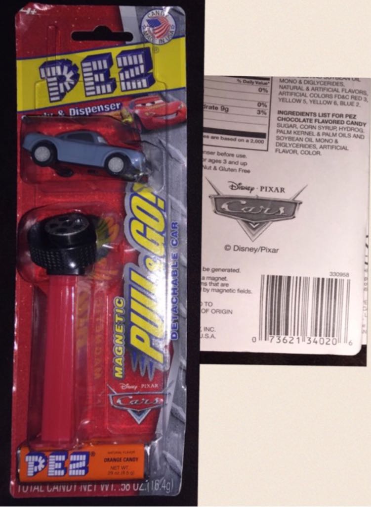 Finn McMissile Pull & Go - Disney’s World of Cars pez collectible - Main Image 2