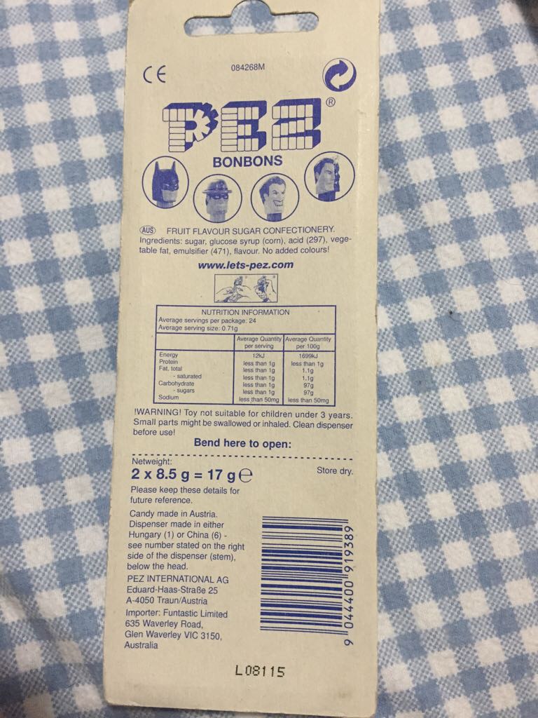 Batman And Villains - two Face - Batman & Villains pez collectible - Main Image 2