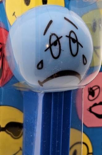 Funky Faces - Sad - Blue - funky faces pez collectible - Main Image 3