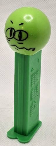 Funky Faces - Worried - Green - funky faces pez collectible - Main Image 2