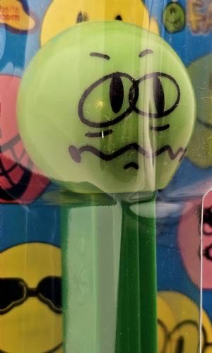 Funky Faces - Worried - Green - funky faces pez collectible - Main Image 3