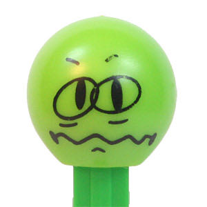 Funky Faces - Worried - Green - funky faces pez collectible - Main Image 4