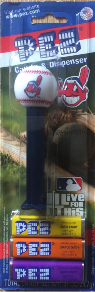Baseball - Cleveland Indians - MLB Baseball pez collectible - Main Image 2