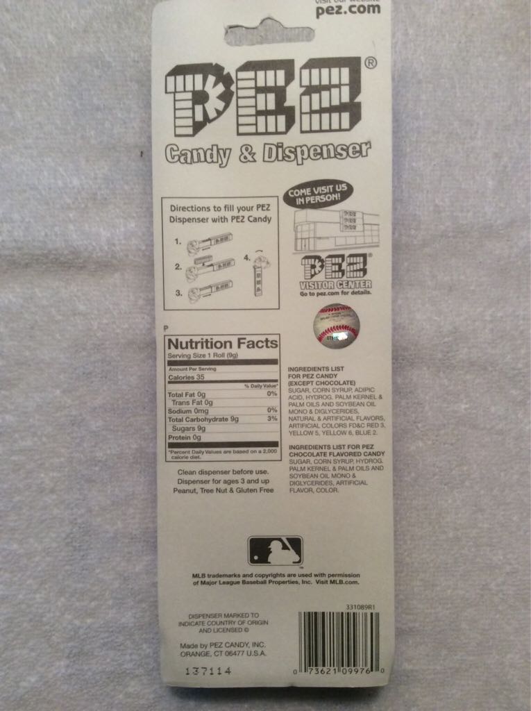 Baseball - MLB - LA Angels  - MLB pez collectible - Main Image 2