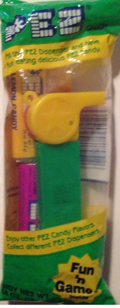 Coach Whistle - Red And Yellow - Pez Originals pez collectible - Main Image 2