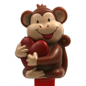 Valentine’s - Monkey - Holiday - Valentine’s Day pez collectible - Main Image 2