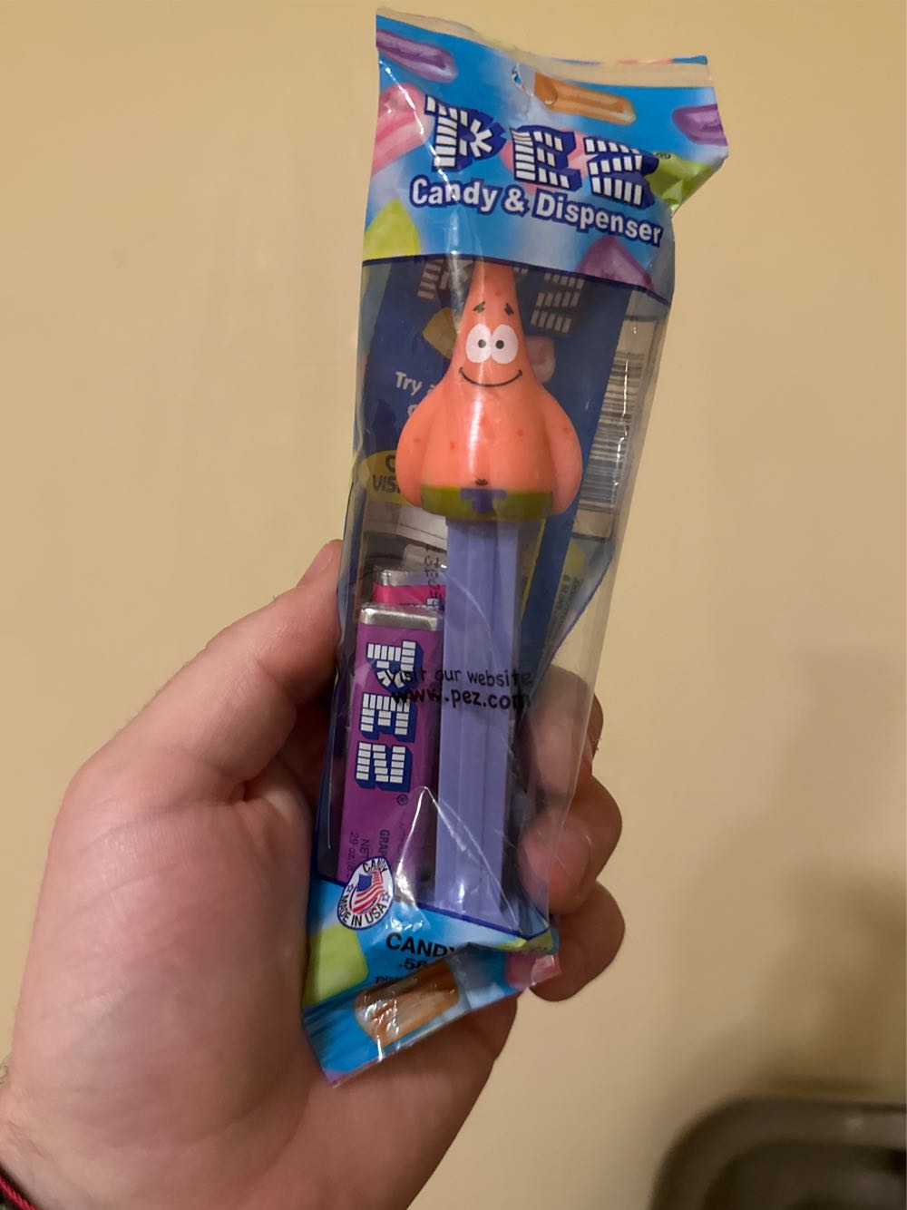 Patrick - Sponge Bob Square Pants pez collectible - Main Image 2