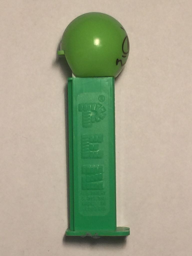 Funky Faces - Embarrassed Face (Green Stem) - funky faces pez collectible - Main Image 2