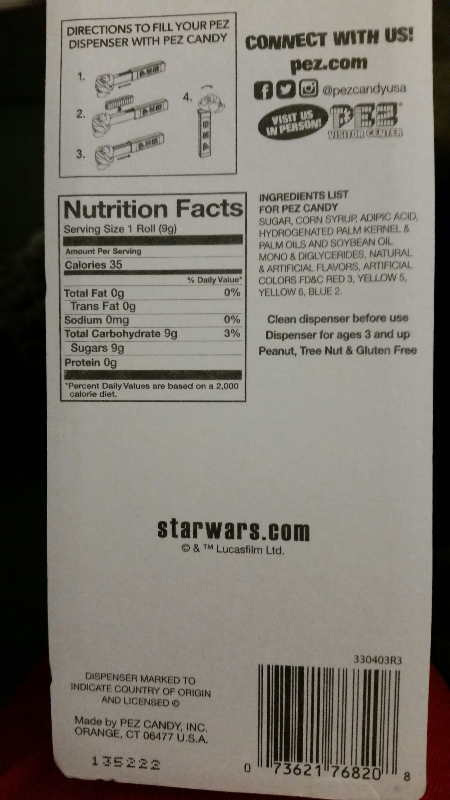 Star Wars Yoda  pez collectible - Main Image 2