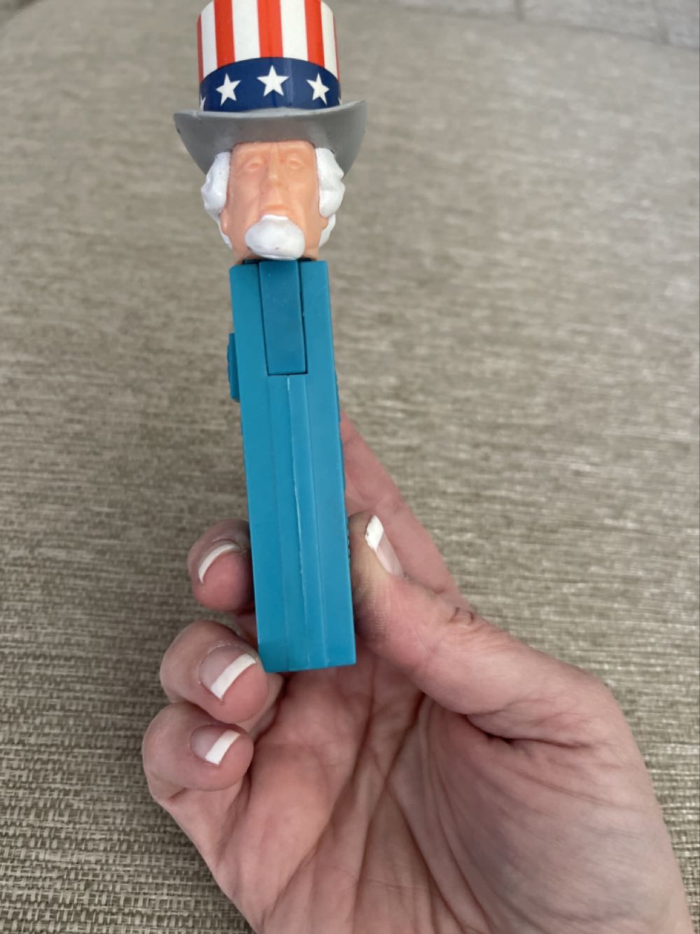 Pez Flashlight Keychain - Uncle Sam - Keychain pez collectible - Main Image 2