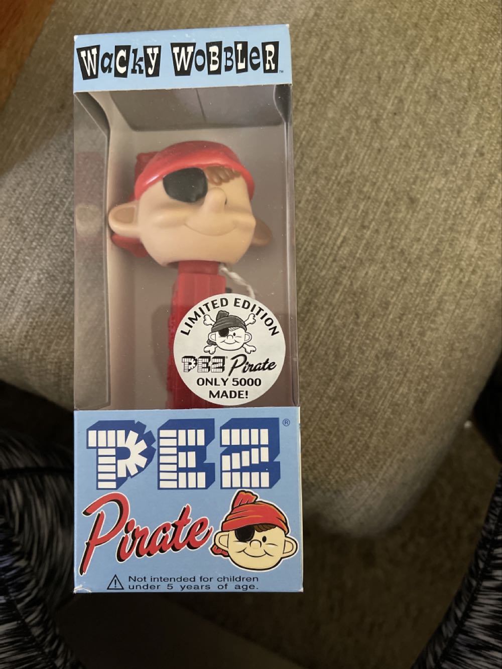 Wacky Wobbler Bobble Head - Pirate  pez collectible - Main Image 2
