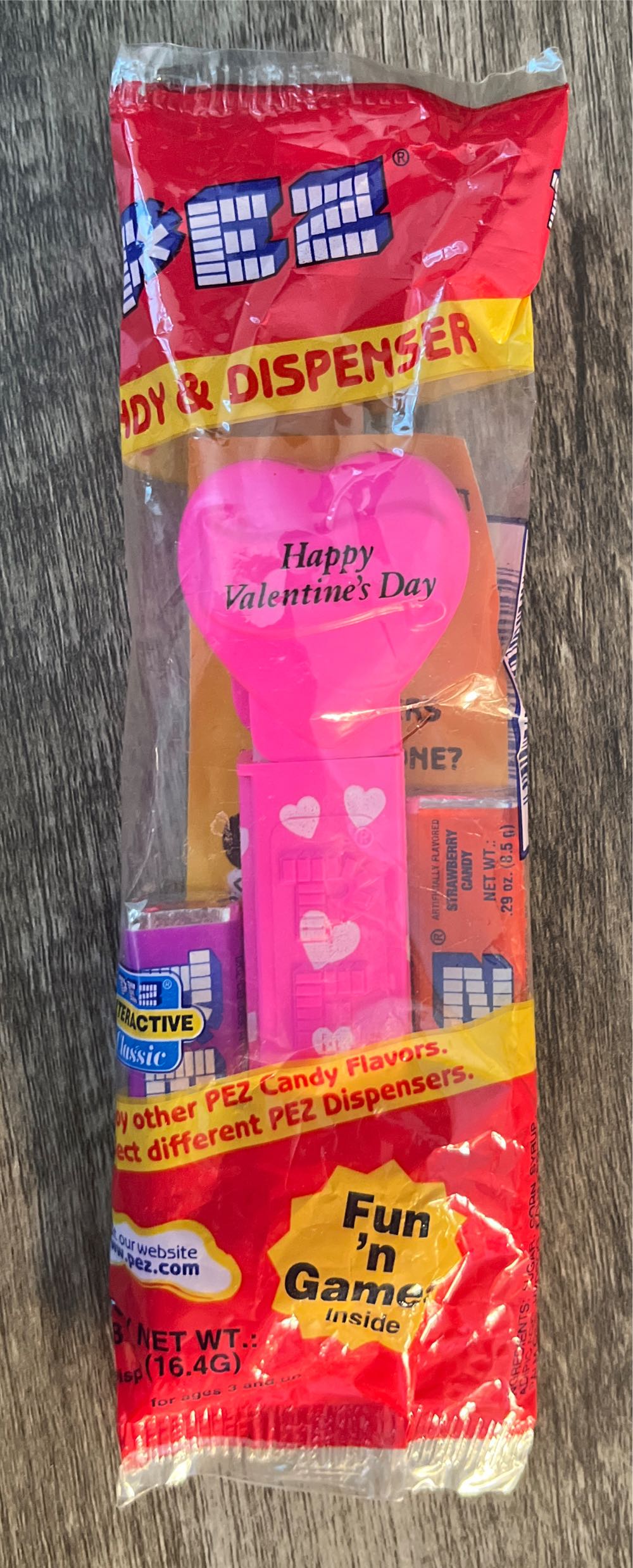 Heart-Happy Valentine’s Day - HEARTS pez collectible - Main Image 2