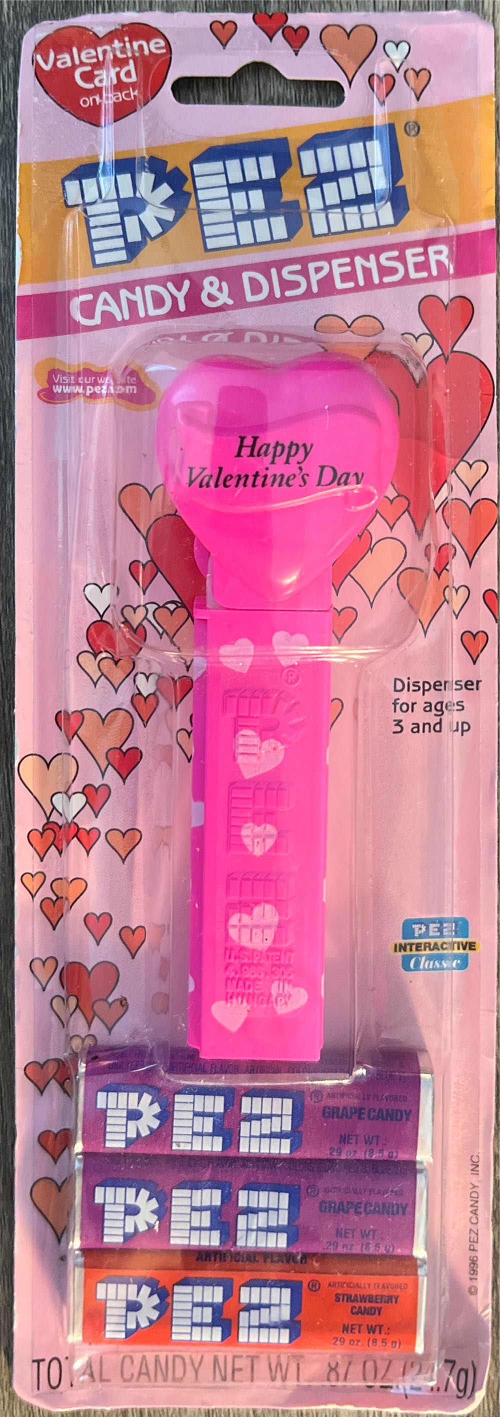Heart-Happy Valentine’s Day - HEARTS pez collectible - Main Image 3