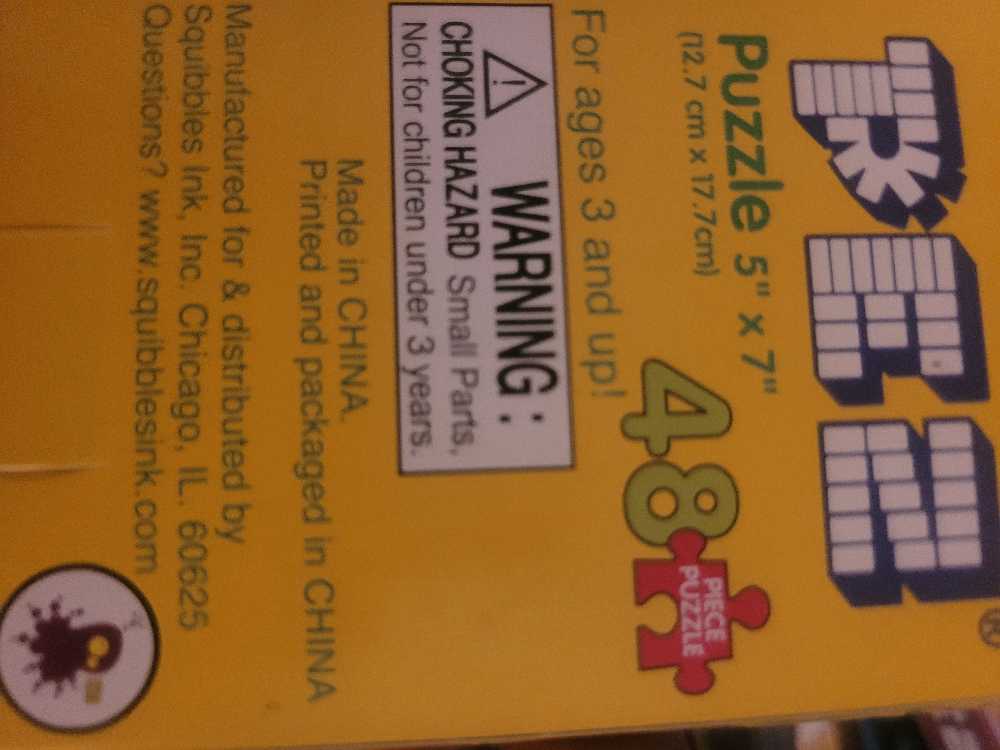 Mini Puzzle - 3 Pez   pez collectible - Main Image 2