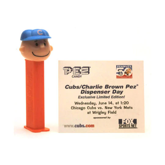 Chicago Cubs - Charlie Brown - Sports Promos - MLB pez collectible - Main Image 3