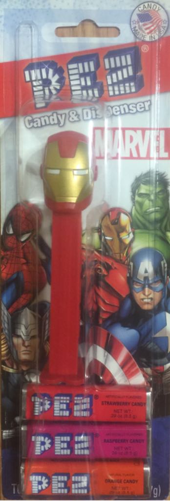 Superhero - Marvel - Iron Man - Superheroes & Villains - Marvel white (cmplt) pez collectible - Main Image 2