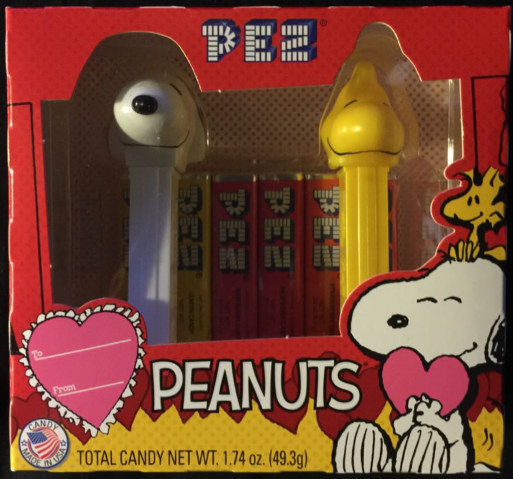 Snoopy & Woodstock - Twin Pack - Valentine’s Day pez collectible - Main Image 2