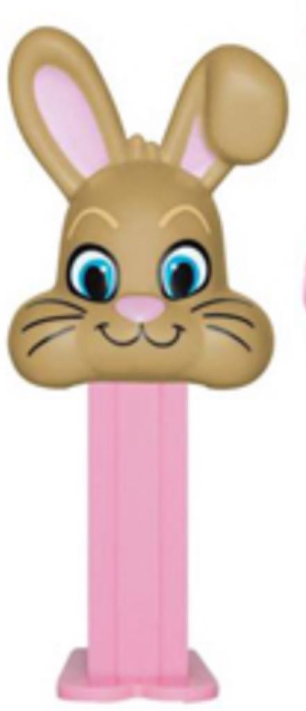 Bunny G (tan/pink) - In Egg (purple) [mini] - Easter pez collectible - Main Image 2