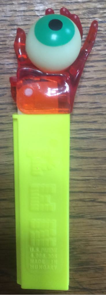 Psychedelic Eye Hand - Crystal Red - Psychedelic Hand pez collectible - Main Image 2