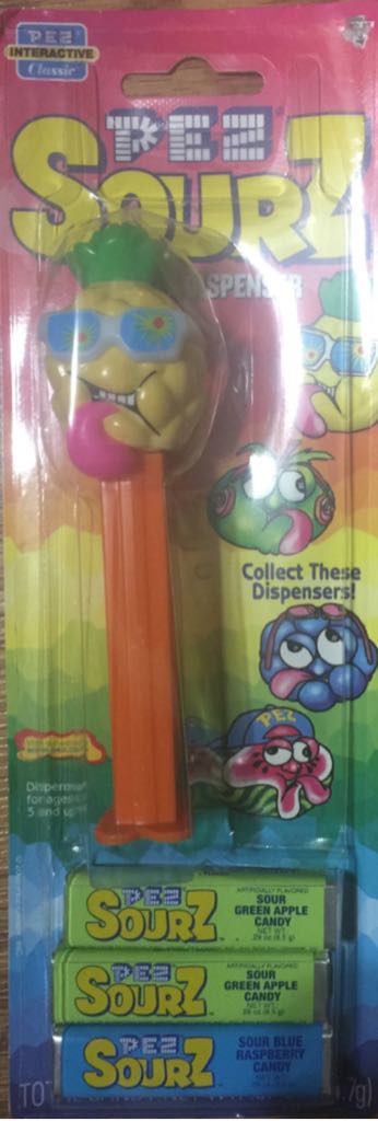 Pineapple Sourz (2) - Sourz (complete) pez collectible - Main Image 2