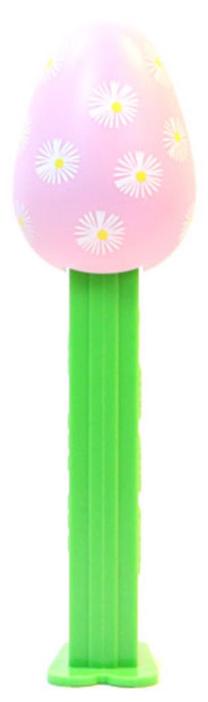 Egg (Pink With White Flowers) - In Tube [mini] - Easter pez collectible - Main Image 2