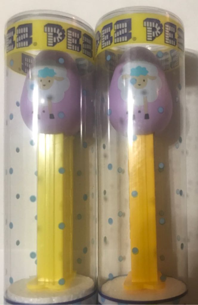 Egg (Purple With Lamb) - In Tube - Easter pez collectible - Main Image 2