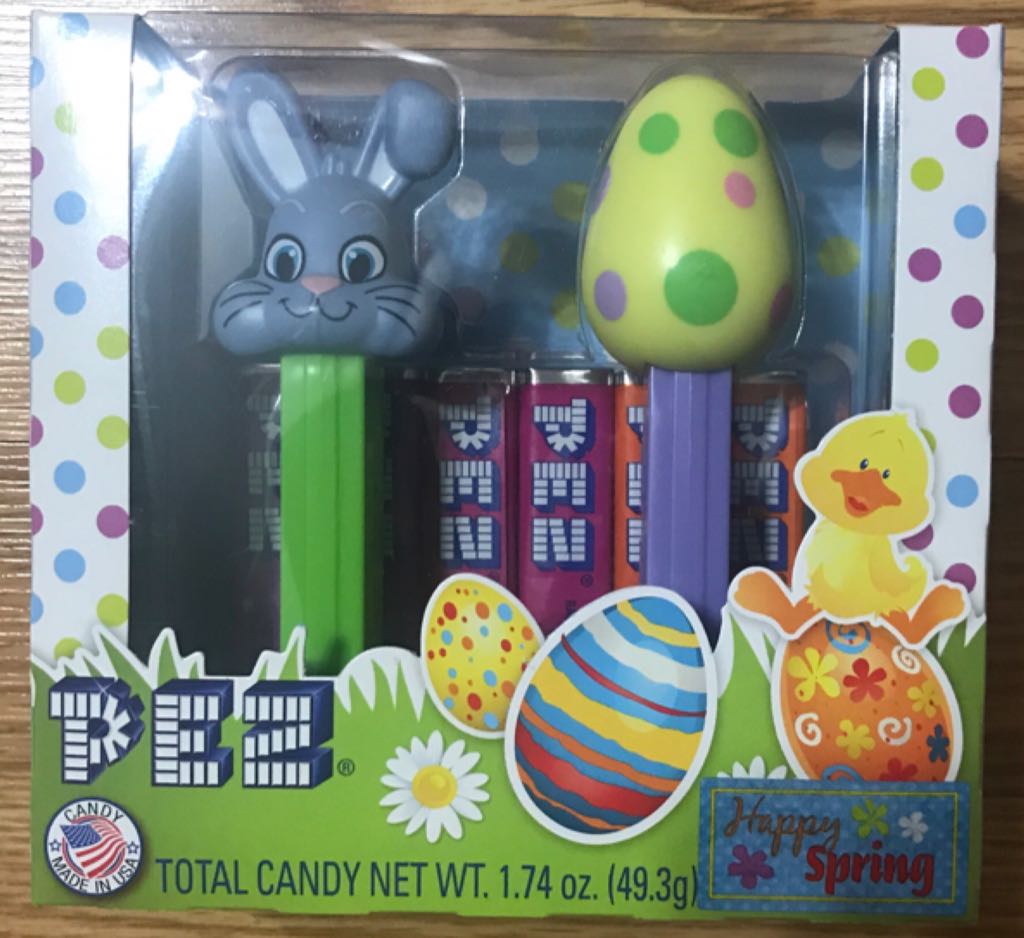 Gift Box Easter Bunny Yellow Spotted Egg - Gift Box pez collectible - Main Image 2