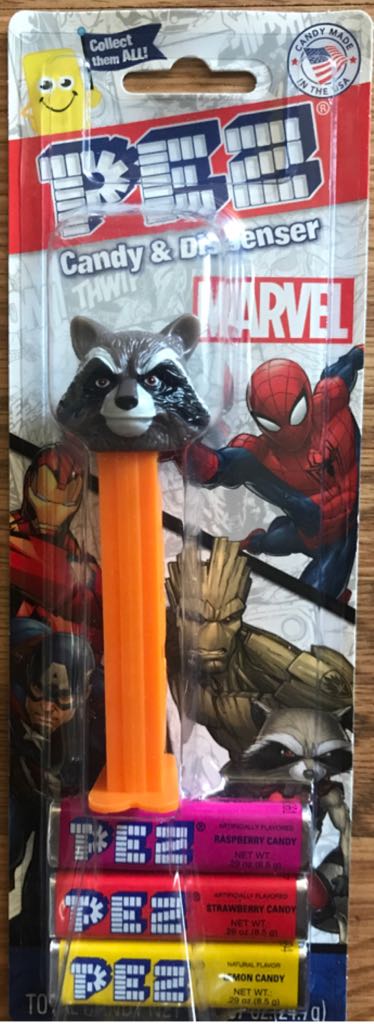 Rocket (2) - Superheroes & Villains - Marvel Guardians ~ pez collectible - Main Image 2