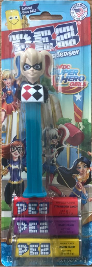 DC - Superhero Girls - Harley Quinn - Superheroes & Villains - DC Girls (complete) pez collectible - Main Image 2