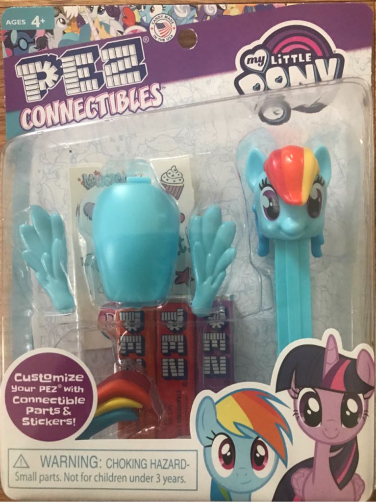 Rainbow Dash - My Little Pony Connectibles (complete) pez collectible - Main Image 2