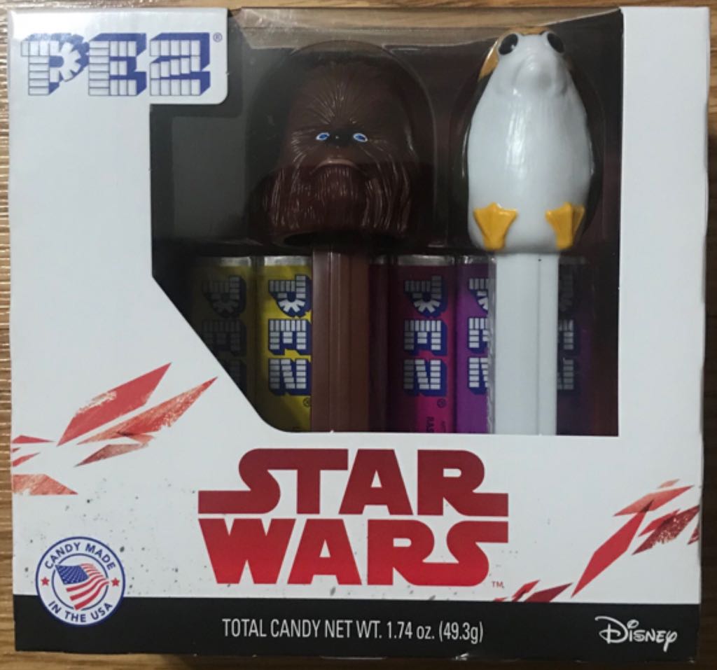 Star Wars: The Last Jedi - Chewbacca (B) & Porg - Twin Pack - Star Wars pez collectible - Main Image 2