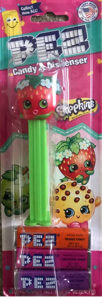 Strawberry Kiss - Shopkins (complete) pez collectible - Main Image 2