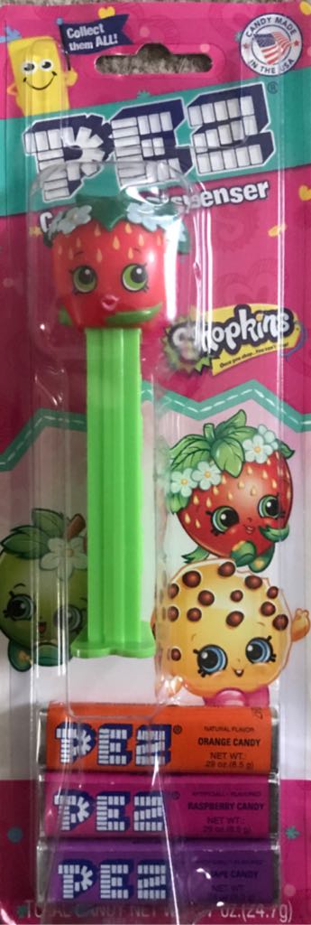 Strawberry Kiss - Shopkins S1 (complete) pez collectible - Main Image 2