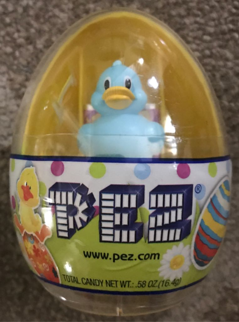 Blue Ducky With Yellow Stem - In Egg (Yellow) [mini] - Easter pez collectible - Main Image 2