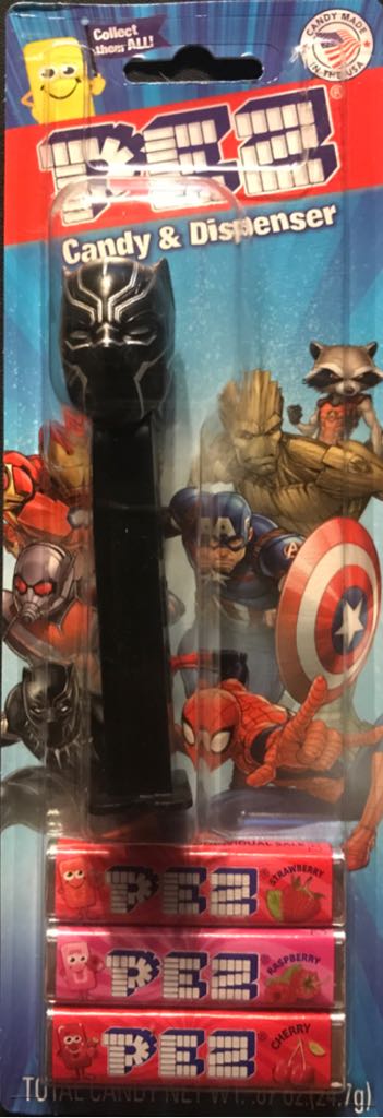 Superhero - Marvel - Black Panther - Superheroes & Villains - Marvel Blue (cmplt) pez collectible - Main Image 2