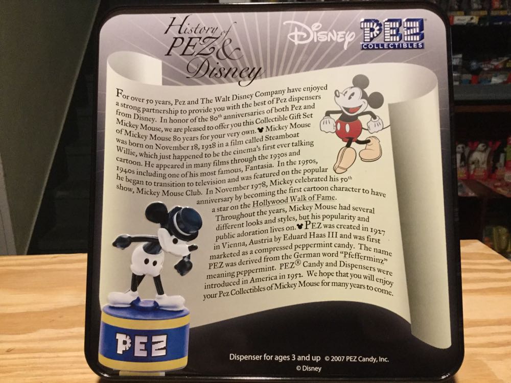 Mickey Mouse 80 Years Collection - Disney pez collectible [Barcode 073621009103] - Main Image 2